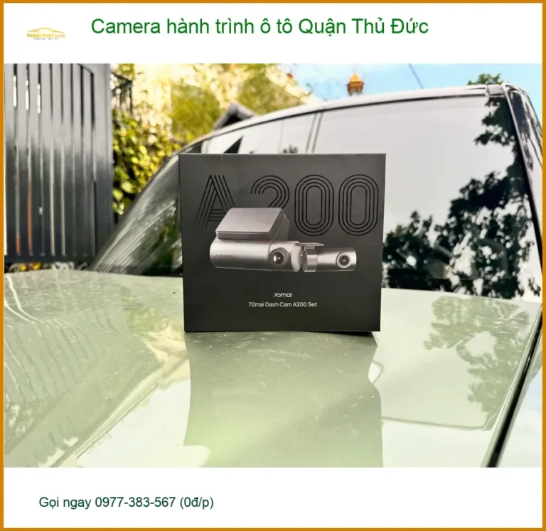 Trung Tâm Lắp Camera Hành Trình Ô Tô Quận Thủ Đức - Gắn Nhanh Trong Ngày