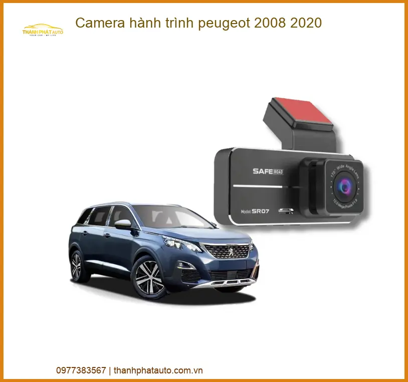 Camera hành trình Peugeot 2008 2020 - Địa Chỉ Lắp Đặt Uy Tín TPHCM