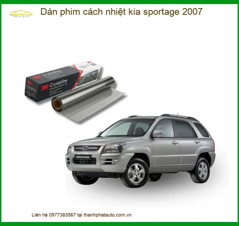 Dán Phim Cách Nhiệt Kia Sportage 2007 - Địa Chỉ Lắp Đặt Uy Tín TPHCM