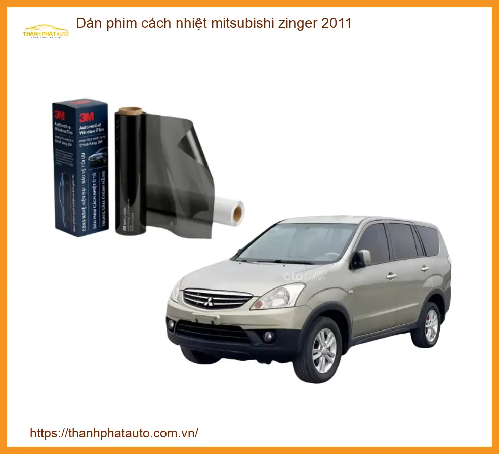 Dán phim cách nhiệt Mitsubishi Zinger 2011 - Địa Chỉ Lắp Đặt Chính Hãng TPHCM