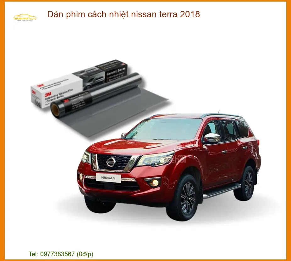 Dán Phim Cách Nhiệt Nissan Terra 2018 - Trung Tâm Lắp Đặt Uy Tín TPHCM