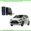 Dán Phim Cách Nhiệt Toyota Wigo 2018 - Địa Chỉ Lắp Đặt Uy Tín TPHCM