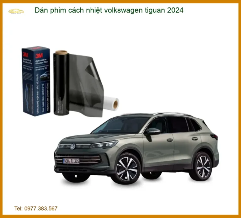 Dán Phim Cách Nhiệt Volkswagen Tiguan 2024 - Địa Chỉ Lắp Đặt Chính Hãng TPHCM