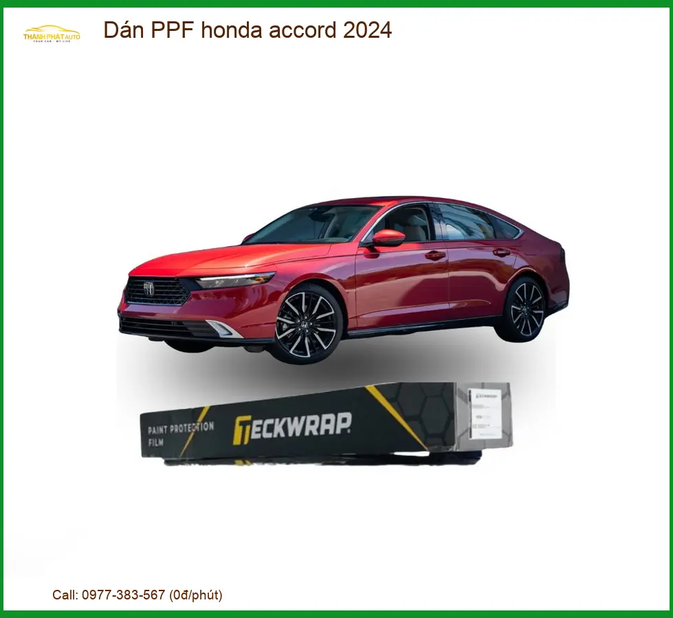Dán PPF Ô Tô Honda Accord 2024 - Trung Tâm Thi Công Phim PPF Uy Tín TPHCM
