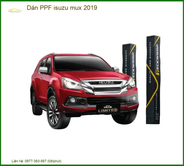 Dán Ppf Isuzu Mux 2019 Cao Cấp - Bảo Vệ Bền Bỉ Tại Thành Phát Auto
