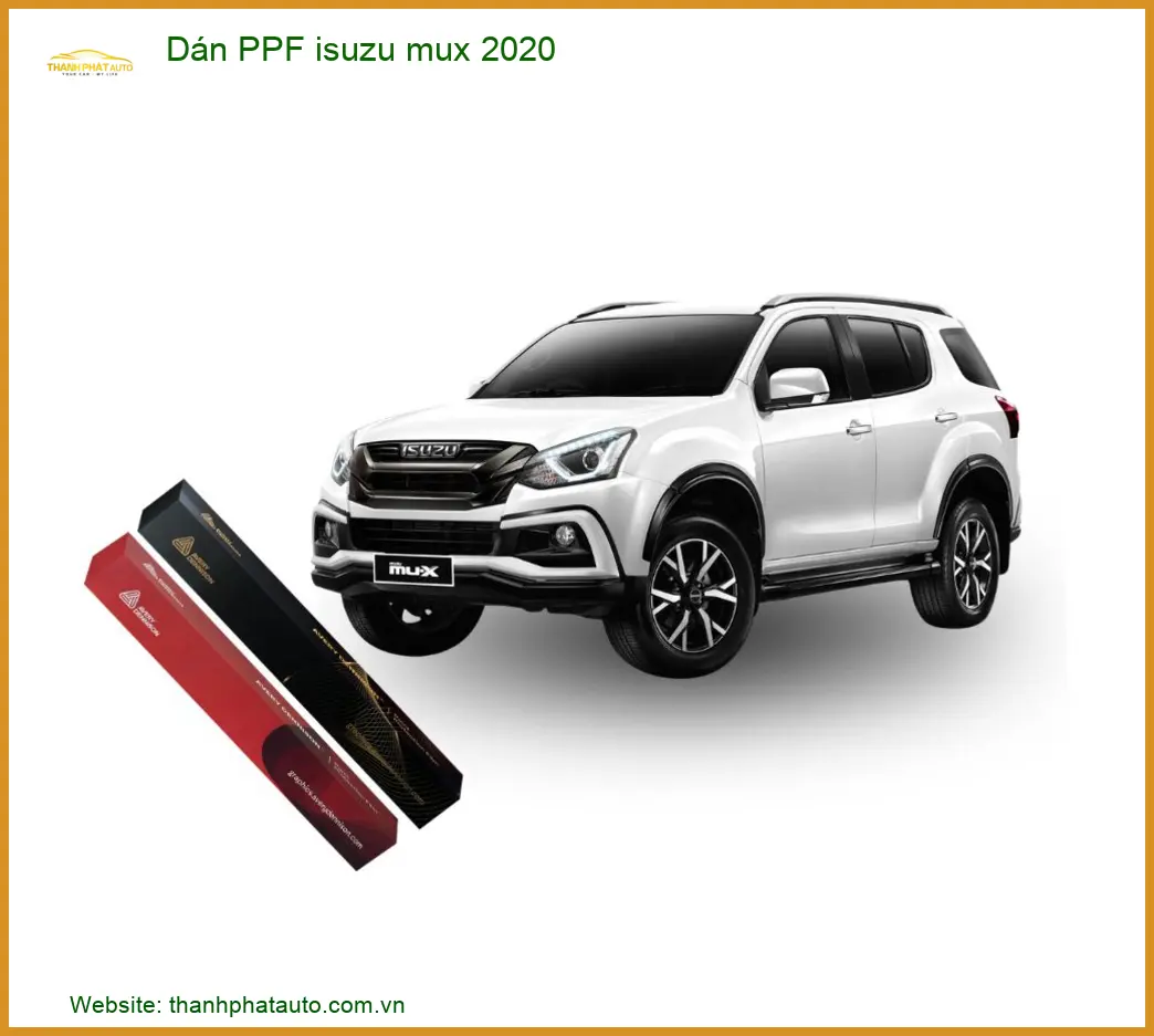 Dán PPF Bảo Vệ Sơn Isuzu Mu-X 2020 - Trung Tâm Thi Công PPF Chính Hãng TPHCM
