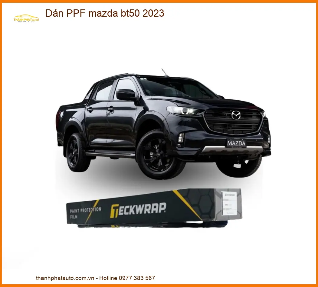 Dán PPF Bảo Vệ Sơn Mazda BT50 2023 - Trung Tâm Thi Công Chính Hãng Giá Tốt TPHCM
