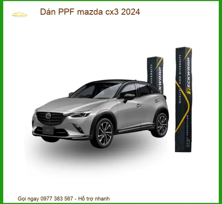 Dán Ppf Mazda Cx3 2024 Chính Hãng - Bảo Vệ Sơn Xe Toàn Diện
