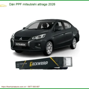 Dán PPF Mitsubishi Attrage - Địa Chỉ Lắp Đặt Và Thi Công Chính Hãng TPHCM