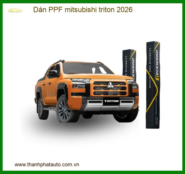 Dán Ppf Mitsubishi Triton 2026 - Bảo Vệ Sơn Xe Toàn Diện Tại Thành Phát Auto
