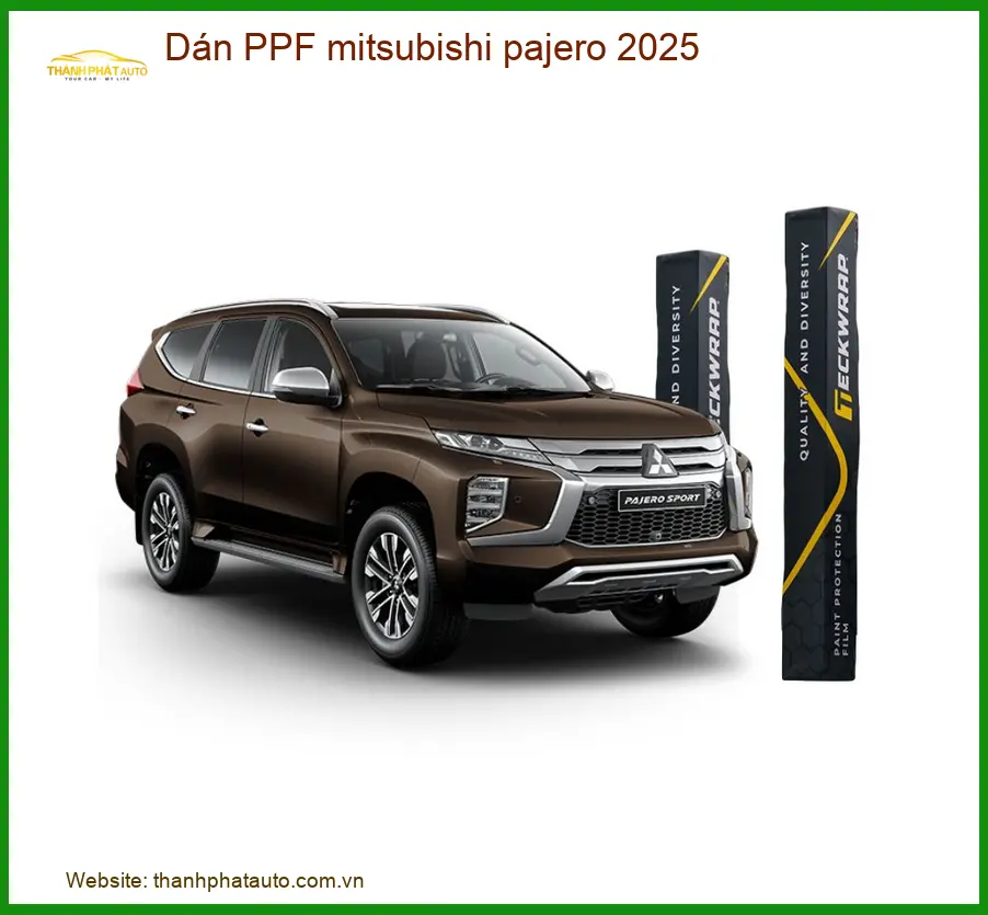 Dán PPF Bảo Vệ Sơn Mitsubishi Pajero - Trung Tâm Thi Công Chính Hãng TPHCM