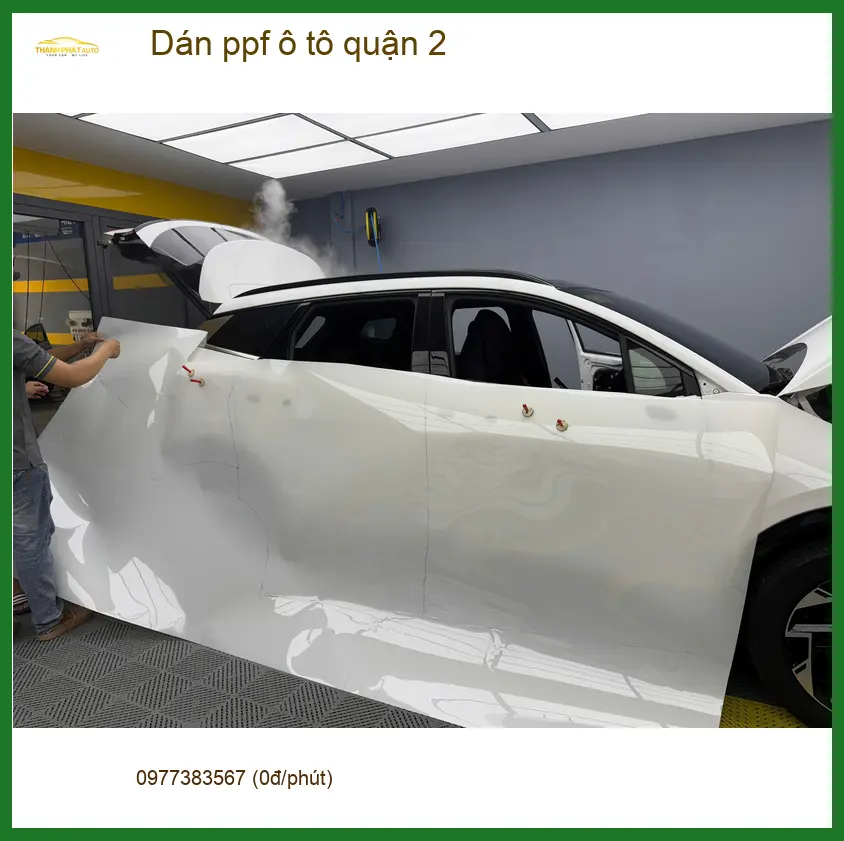 Dịch Vụ Thi Công Dán PPF Ô Tô Tại Quận 2 - Thi Công Chuyên Nghiệp