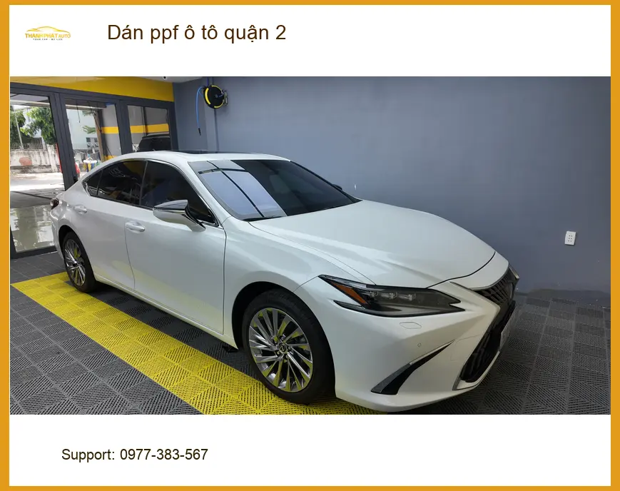 Dịch Vụ Thi Công Dán PPF Ô Tô Tại Quận 2 - Thi Công Chuyên Nghiệp ảnh thực tế 2