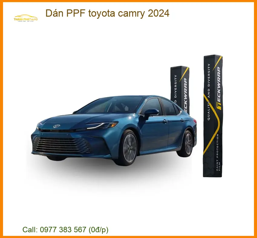 Dán PPF Bảo Vệ Sơn Toyota Camry 2024 - Địa Chỉ Dán Chính Hãng Giá Tốt TPHCM