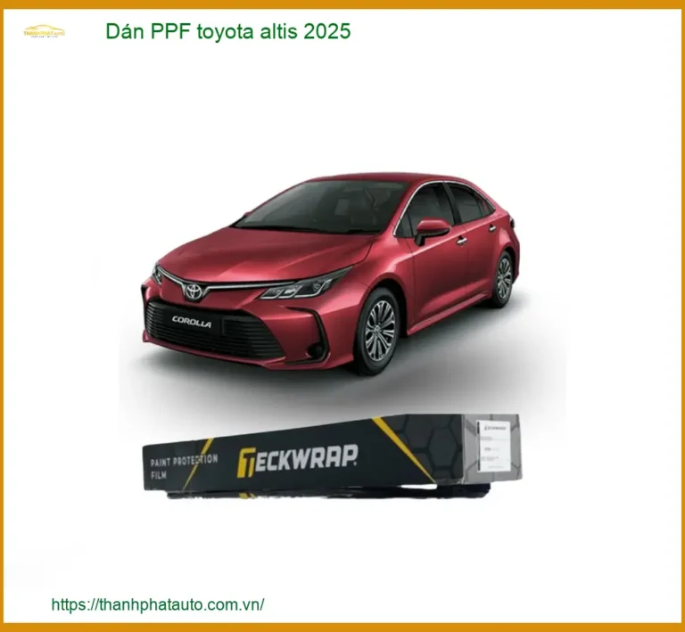 Dán Ppf Toyota Altis 2025 – Bảo Vệ Sơn Xe Cao Cấp Tại Thành Phát Auto