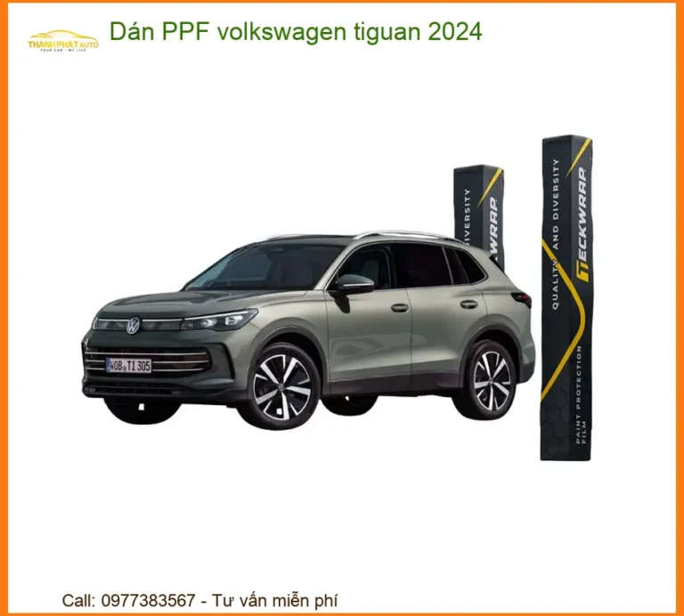 Dán PPF Volkswagen Tiguan 2024 - Trung Tâm Thi Công Phim PPF Chính Hãng TPHCM