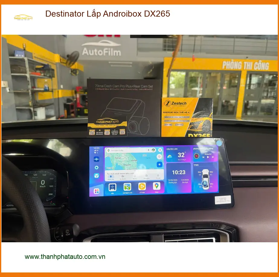Anh Quang lắp Androibox DX265 cho Honda CRV tại Quận 2 để nâng cấp giải trí thông minh