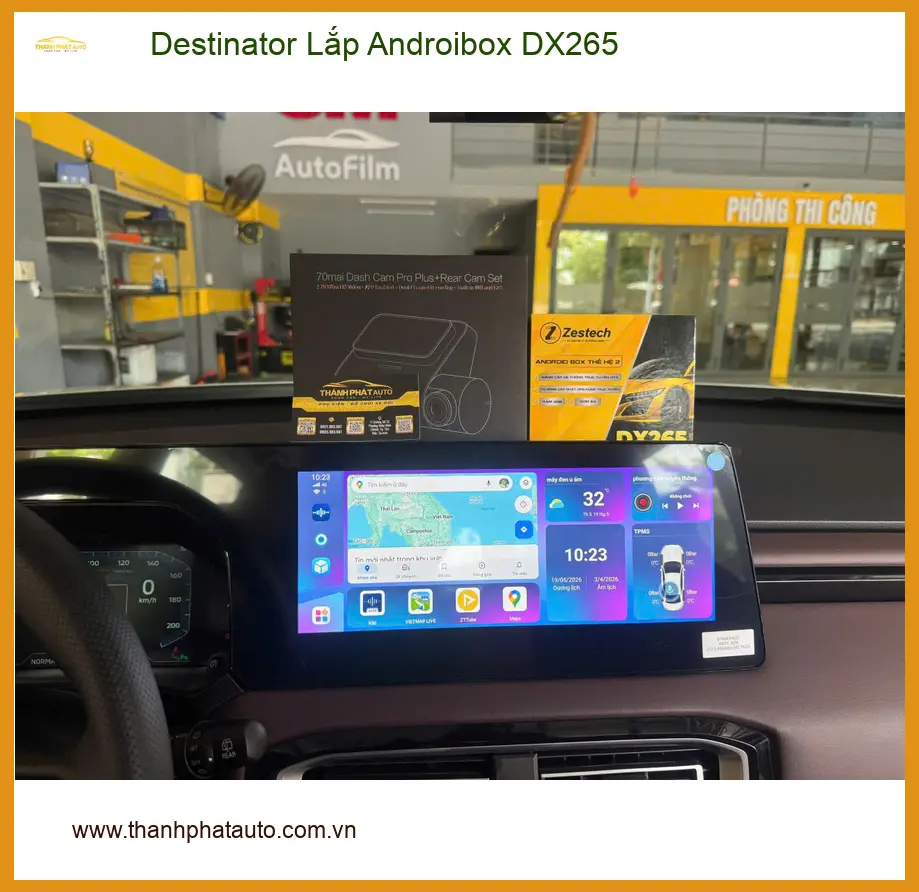 Anh Khôi lắp Androibox DX265 cho Honda CR-V tại Thủ Đức để giải trí ảnh thực tế 2