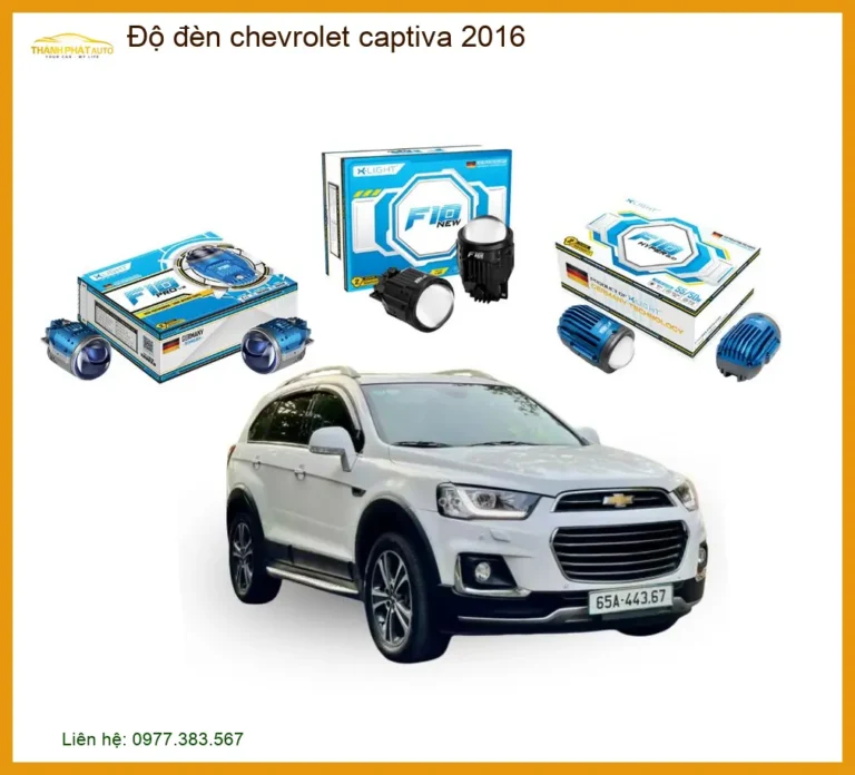 Độ Đèn Bi LED Chevrolet Captiva 2016 - Địa Chỉ Lắp Đặt Uy Tín TPHCM