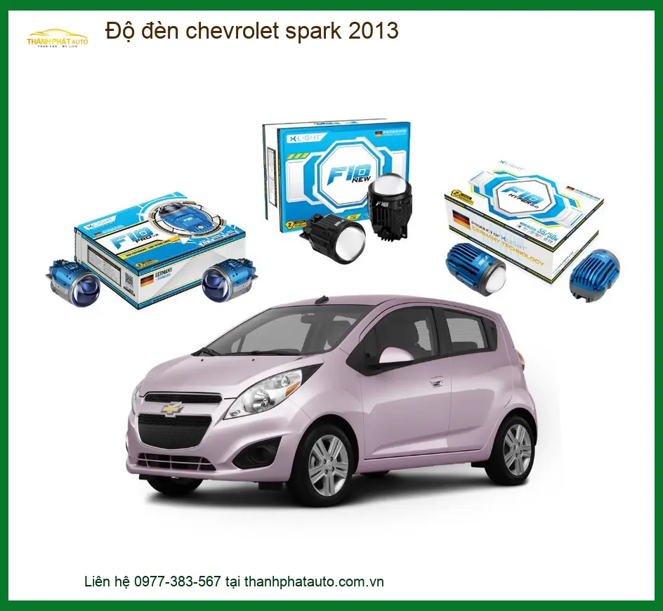 Độ đèn Chevrolet Spark 2013 - Địa Chỉ Lắp Đặt Chính Hãng TPHCM