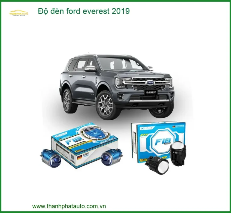 Độ Đèn Ford Everest 2019 - Nâng Cấp Ánh Sáng Siêu Sáng, An Toàn