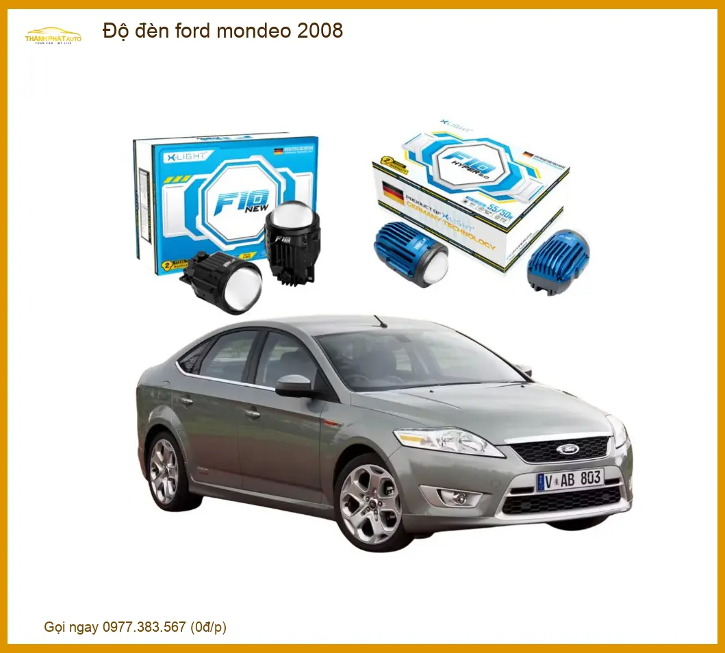 Nâng Cấp Độ Đèn Bi Led Xe Ford Mondeo 2008 - Địa Chỉ Thi Công Uy Tín TPHCM