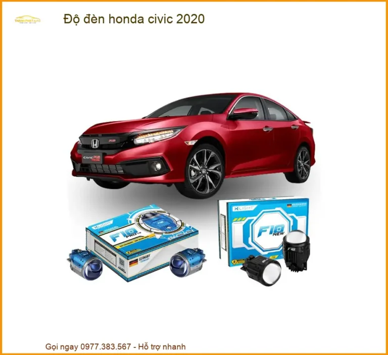 Độ Đèn Honda Civic 2020 Tăng Sáng Hiệu Quả - Chính Hãng Thành Phát Auto