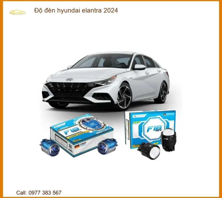 Độ Đèn Hyundai Elantra 2024 - Tăng Sáng Đẳng Cấp, Giữ Zin Tuyệt Đối