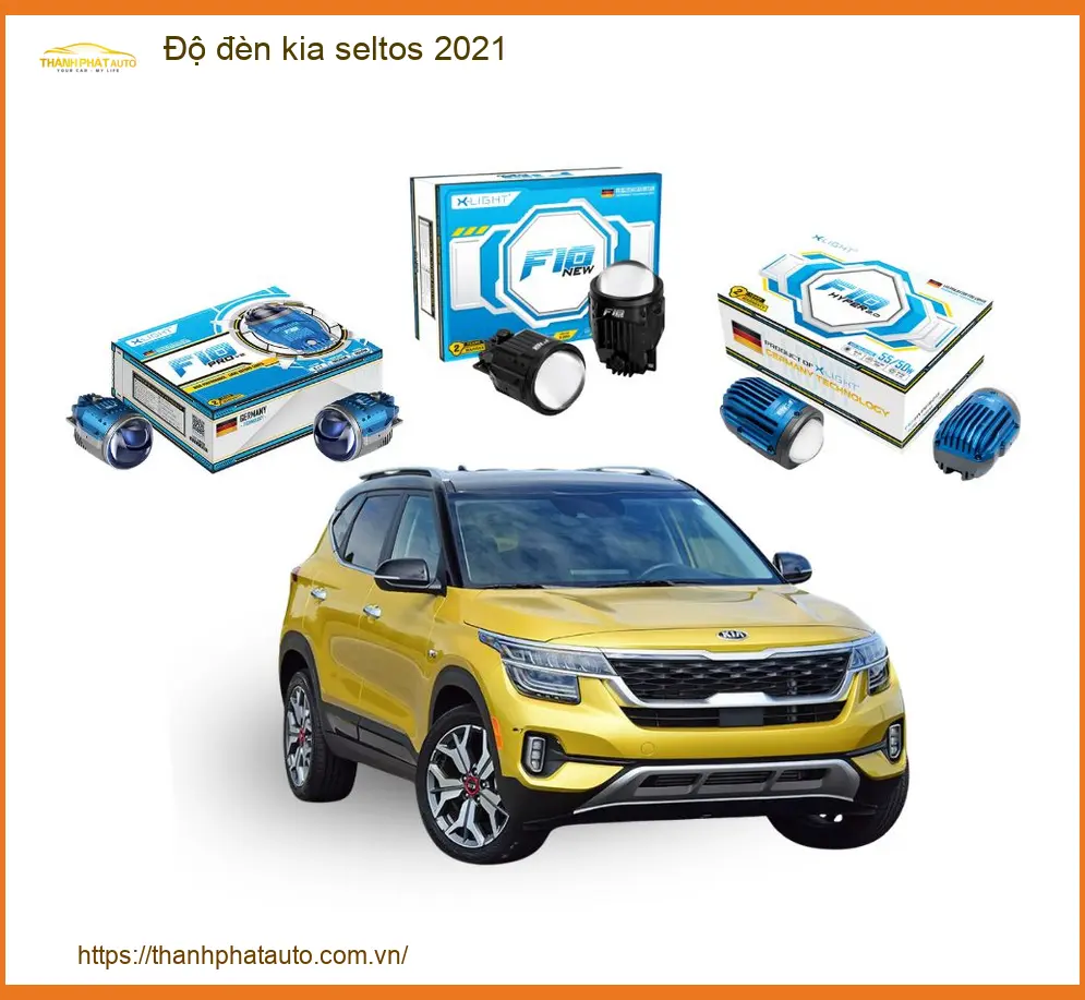 Độ Đèn Bi Led Laser Kia Seltos 2021 - Trung Tâm Thi Công Cao Cấp Uy Tín TPHCM