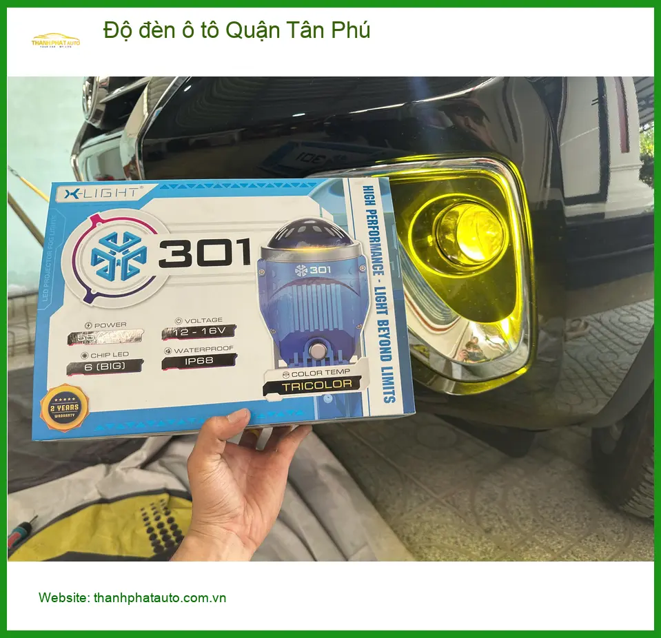 Địa Chỉ Độ Đèn Ô Tô Tại Quận Tân Phú - Lắp Đặt Uy Tín TPHCM