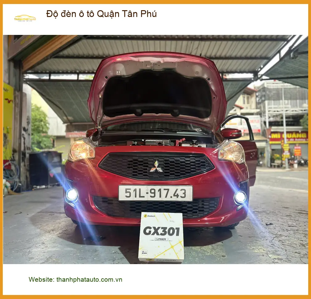 Địa Chỉ Độ Đèn Ô Tô Tại Quận Tân Phú - Lắp Đặt Uy Tín TPHCM ảnh thực tế 2