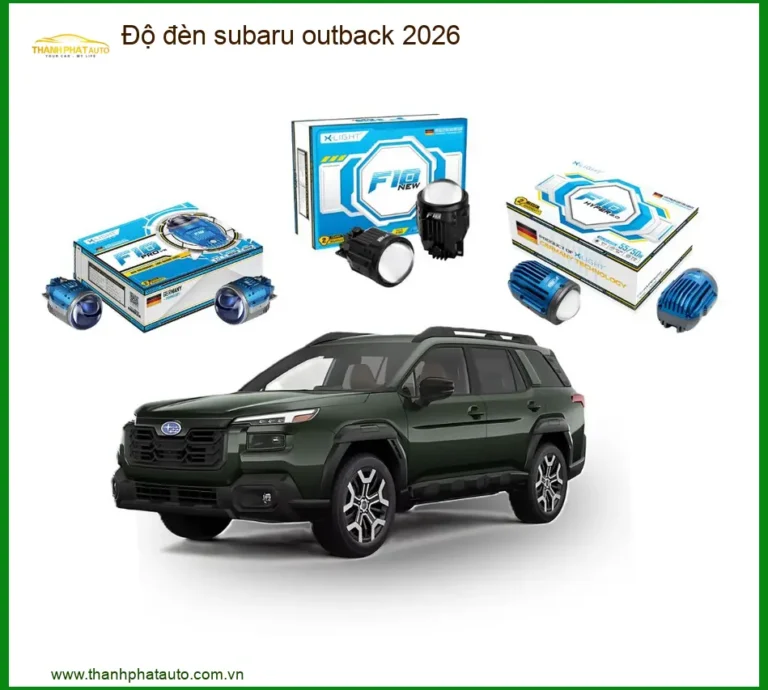 Độ đèn Subaru Outback - Trung Tâm Lắp Đặt Độ Đèn Ô Tô Chính Hãng TPHCM
