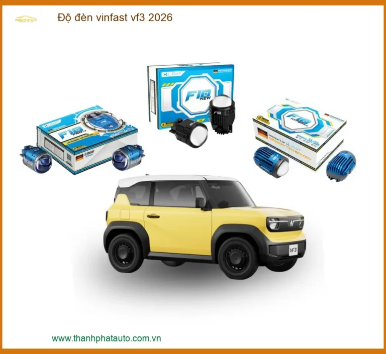 Độ Đèn Vinfast Vf3 2026 - Nâng Cấp Ánh Sáng Chính Hãng, Tăng Độ An Toàn
