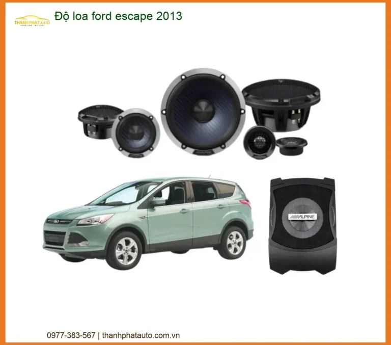 Độ Loa Ford Escape 2013 - Địa Chỉ Độ Âm Thanh Cao Cấp TPHCM