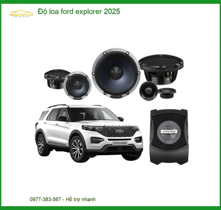 Độ Loa Ô Tô Cao Cấp Cho Ford Explorer - Nơi Lắp Đặt Chính Hãng TPHCM