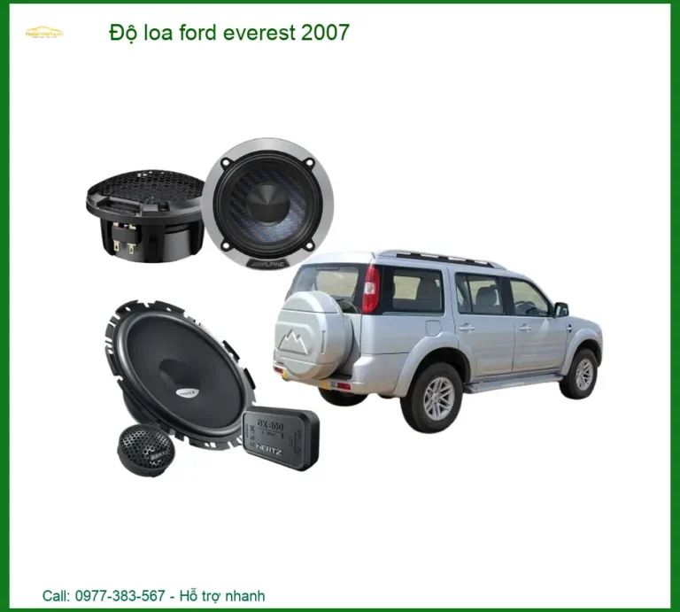 Độ Loa Ford Everest 2007 - Nâng Cấp Hệ Thống Âm Thanh Đẳng Cấp