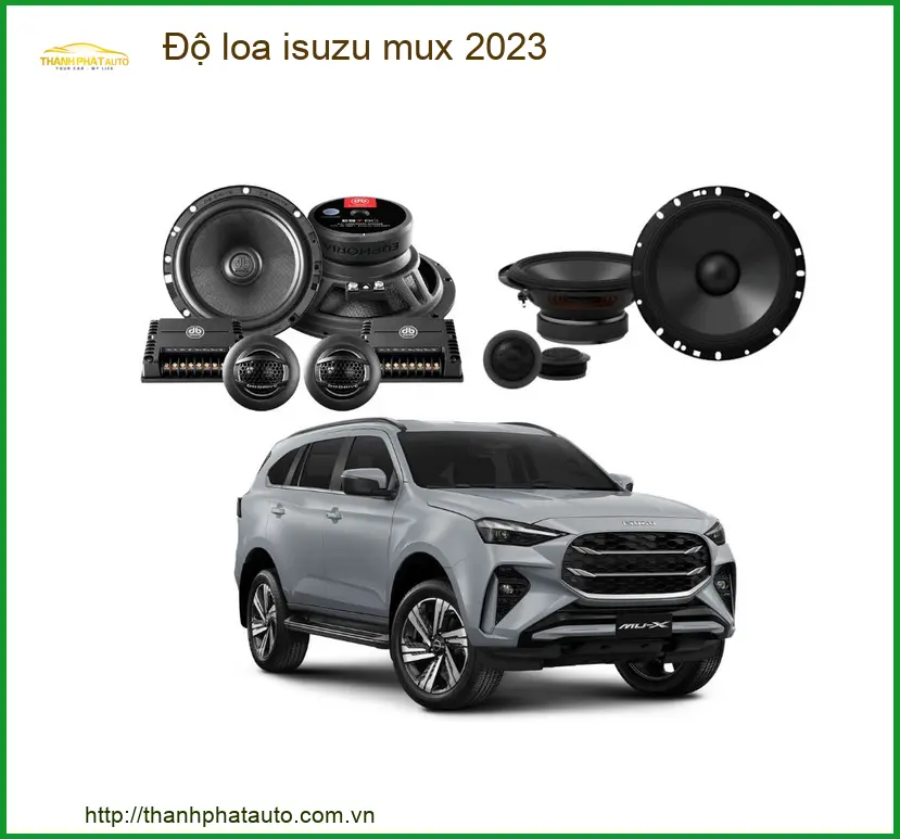 Độ Loa Ô Tô Isuzu MUX 2023 - Trung Tâm Lắp Đặt Uy Tín TPHCM