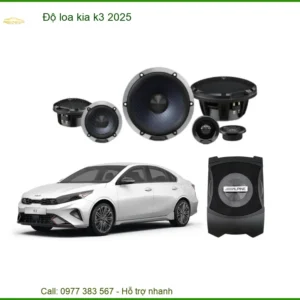 Nâng Cấp Độ Loa Kia K3 2025 - Âm Thanh Sống Động, Chất Lượng Cao