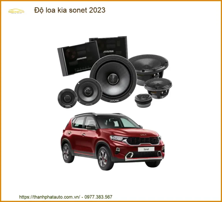 Độ Loa Kia Sonet 2023 Nâng Cấp Âm Thanh Sống Động Tại Thành Phát Auto