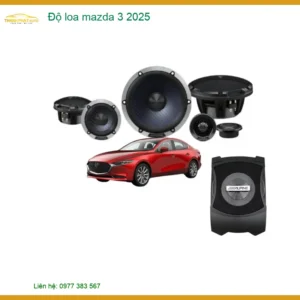 Gói Độ Loa Cao Cấp Mazda 3 - Trung Tâm Nâng Cấp Âm Thanh Xe Hơi Uy Tín TPHCM