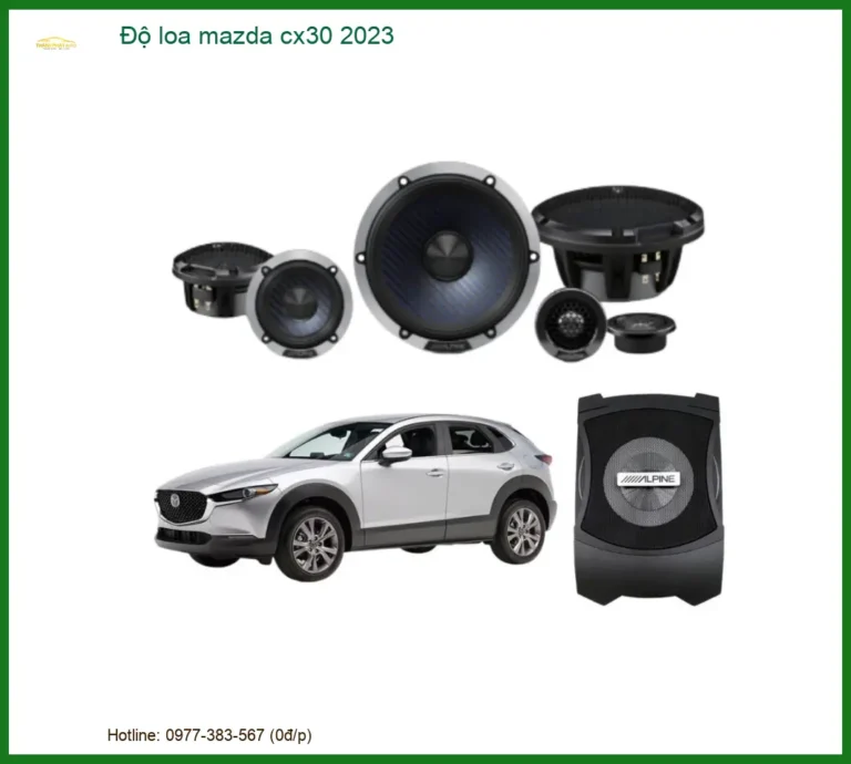 Độ Loa Mazda Cx30 2023 - Nâng Cấp Hệ Thống Âm Thanh Chất Lượng Tại Thành Phát Auto