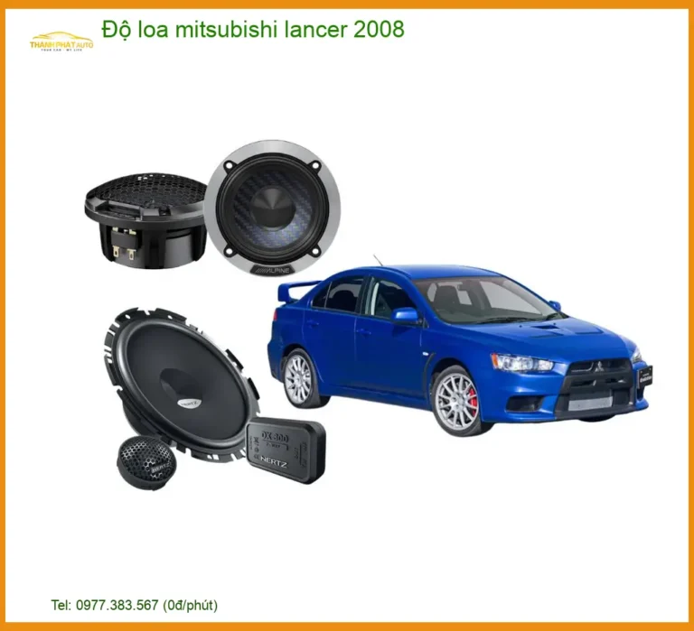 Độ Loa Ô Tô Mitsubishi Lancer 2008 - Địa Chỉ Độ Âm Thanh Uy Tín, Chính Hãng TPHCM