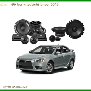 Độ Loa Mitsubishi Lancer 2015 - Địa Chỉ Nâng Cấp Loa Ô Tô Uy Tín TPHCM