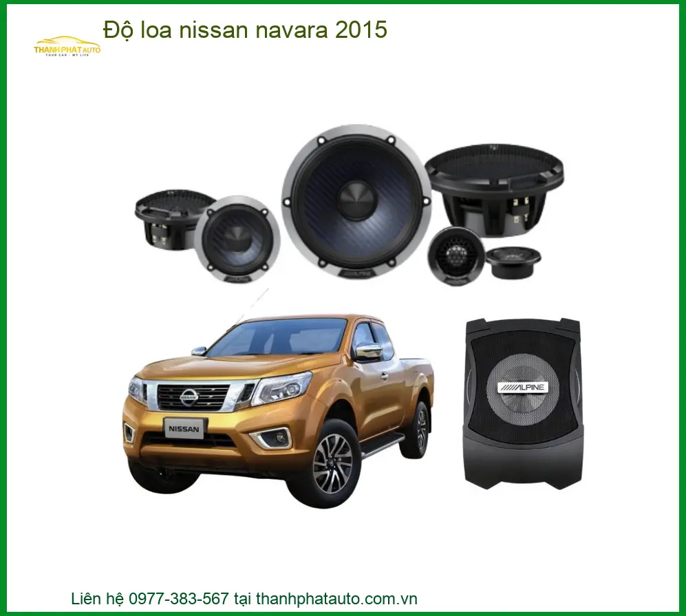 Độ Loa Nissan Navara 2015 - Trung Tâm Nâng Cấp Uy Tín TPHCM