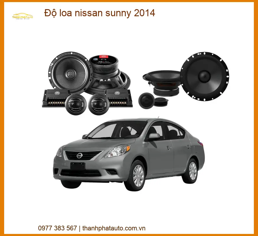 Độ Loa Nissan Sunny 2014 - Trung Tâm Lắp Đặt Nâng Cấp Loa Uy Tín TPHCM