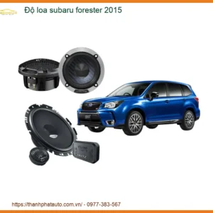 Độ Loa Sub Điện Subaru Forester 2015 - Địa Chỉ Gắn Chính Hãng TPHCM