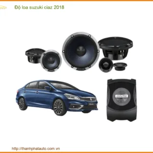 Độ Loa Ô Tô Suzuki Ciaz 2018 - Trung Tâm Nâng Cấp Chính Hãng TPHCM