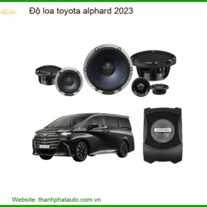 Độ Loa Toyota Alphard 2023 - Nâng Cấp Hệ Thống Âm Thanh Đẳng Cấp