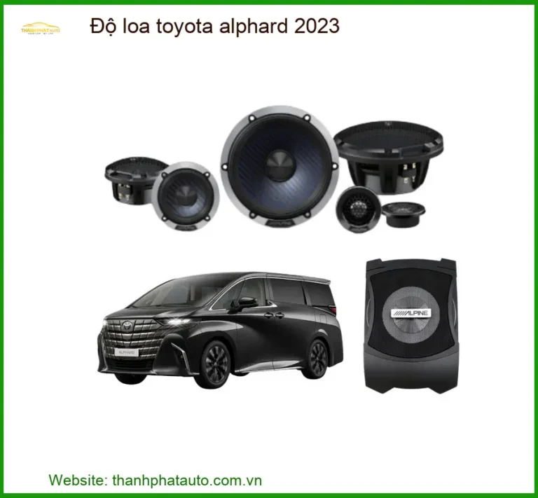 Độ Loa Toyota Alphard 2023 - Nâng Cấp Hệ Thống Âm Thanh Đẳng Cấp