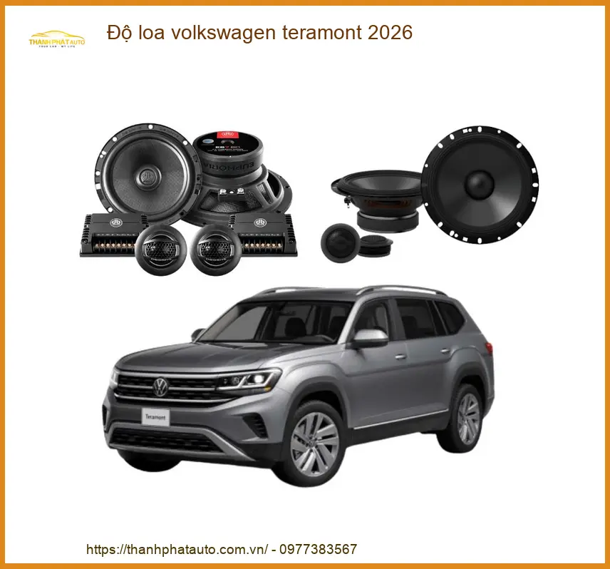 Nâng Cấp Loa Volkswagen Teramont - Trung Tâm Độ Loa Ô Tô Chính Hãng TPHCM